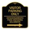 Signmission Bilingual Reserved Parking Visitor Parking Only Estacionamiento Para Visitantes, A-DES-BG-1818-24302 A-DES-BG-1818-24302 - alternate 1